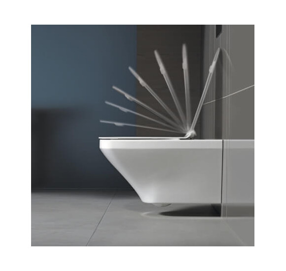 Duravit Durastyle "Rimless" pakabinamas klozetas su "soft close" dangčiu