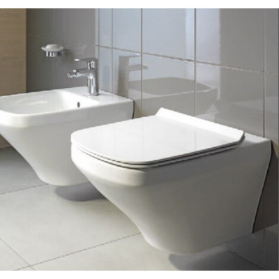 Duravit Durastyle "Rimless" pakabinamas klozetas su "soft close" dangčiu