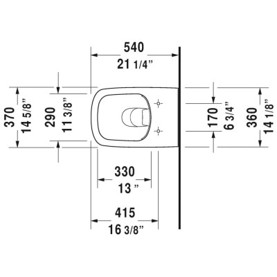 Duravit Durastyle "Rimless" pakabinamas klozetas su "soft close" dangčiu