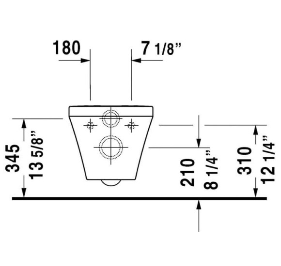 Duravit Durastyle "Rimless" pakabinamas klozetas su "soft close" dangčiu