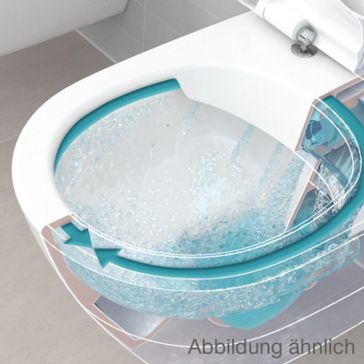 Pakabinamas klozetas Villeroy&Boch O.Novo Rimless su "soft close" dangčiu
