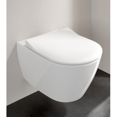 Villeroy&Boch pakabinamas unitazas Subway 2 'Rimless', su plonu dangčiu, 5614R201