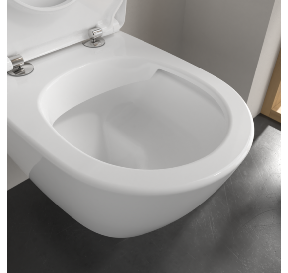 Villeroy&Boch pakabinamas unitazas Subway 2 'Rimless', su plonu dangčiu, 5614R201