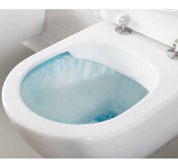 Villeroy&Boch pakabinamas unitazas Subway 2 'Rimless', su plonu dangčiu, 5614R201