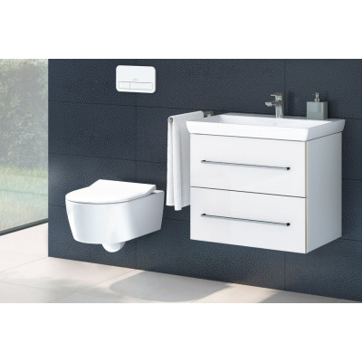Pakabinamas klozetas Villeroy&Boch Avento "Rimless" su "Slim Soft close" dangčiu