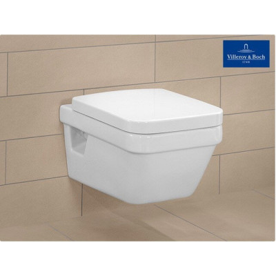 Villeroy&Boch Architectura pakabinamas rimless klozetas  su "soft close" dangčiu