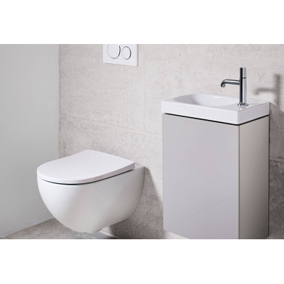 Geberit Acanto Pakabinamas klozetas be dangčio, Rimfree