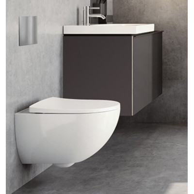 Geberit Acanto Pakabinamas klozetas be dangčio, Rimfree