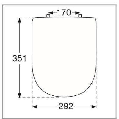 Dangtis pisuarui Villeroy&Bosch Subway