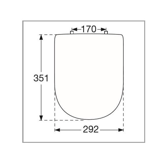 Dangtis pisuarui Villeroy&Bosch Subway