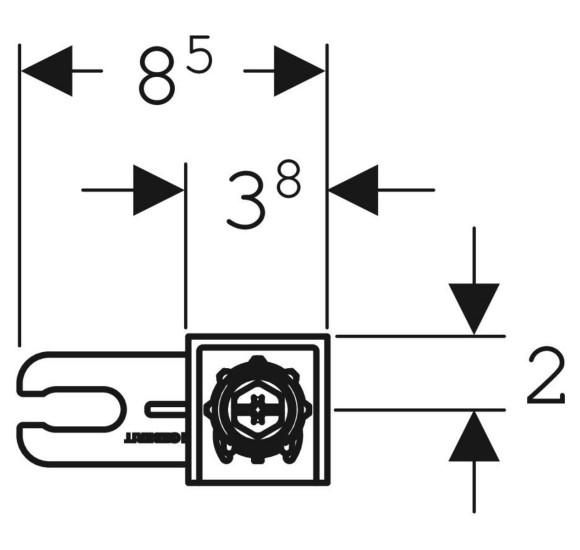 Geberit Duofix potinkinio rėmo sieniniai laikikliai