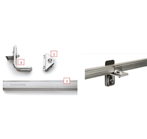 TECEprofil potinkinių modulių tvirtinimo konstrukcija 1190x770x196