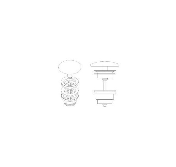 Laufen Ventilis su keraminiu dangteliu 8.9818.4