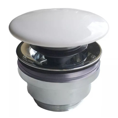 Universalus dugno vožtuvas, keramikinis, baltos spalvos