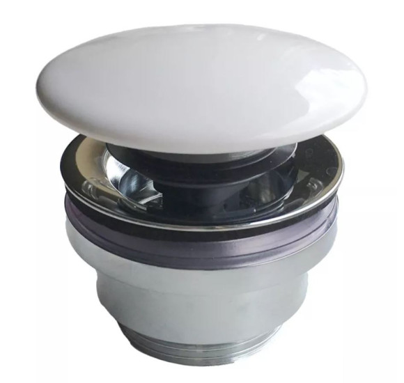 Universalus dugno vožtuvas, keramikinis, baltos spalvos