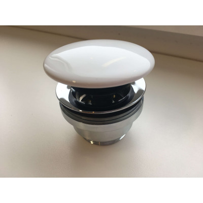 Universalus dugno vožtuvas, keramikinis, baltos spalvos