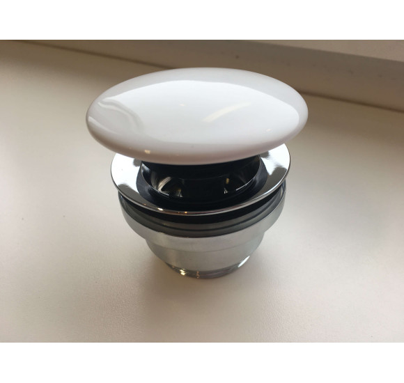 Universalus dugno vožtuvas, keramikinis, baltos spalvos