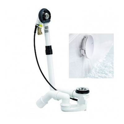 IŠPARDAVIMAS. Viega "Multiplex Trio" prailgintas sifonas voniai su vandens pripildymo į vonią funkcija, be dangtelių