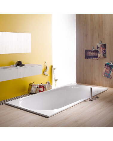 Bette Comodo plieninė stačiakampė vonia 1700 × 800 mm, baltos spalvos