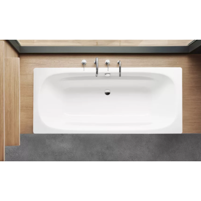 Bette Duo plieninė stačiakampė vonia,1800 × 800 mm, baltos spalvos