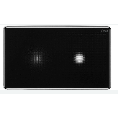 Viega Klavišas WC moduliui, sensorinis su LED pašvietimu (more 205 juodas stiklas)