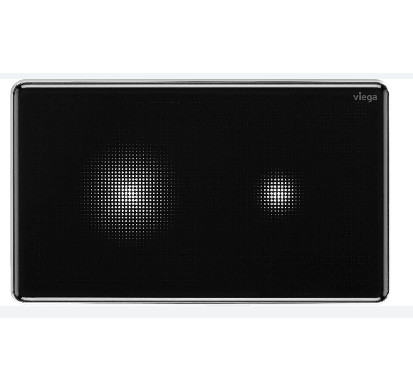 Viega Klavišas WC moduliui, sensorinis su LED pašvietimu (more 205 juodas stiklas)