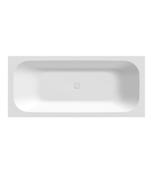 Balteco Xonyx akmens masės vonia VIGO 170x75 cm, baltos matinės spalvos