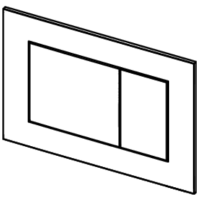 TECEnow plastikinis vandens nuleidimo klavišas, pasirinkite spalvą
