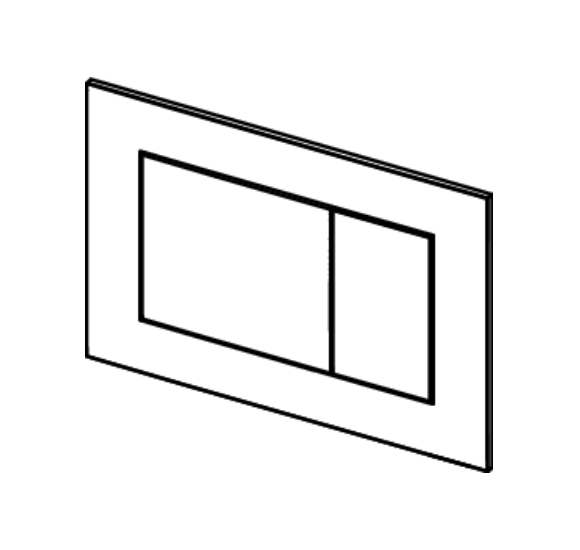 TECEnow plastikinis vandens nuleidimo klavišas, pasirinkite spalvą