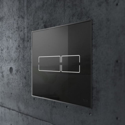 TECE lux Mini vandens nuleidimo klavišas "touch-free" (juodos spalvos)