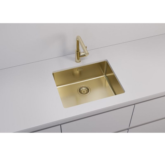 ALVEUS Monarch Kombino 50, nerūdijančio plieno plautuvė (montuojama po stalviršiu)