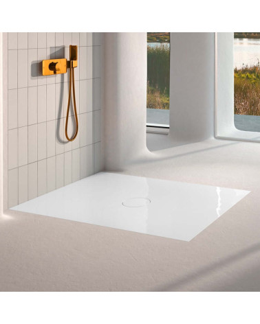 BetteAir plieninis dušo padas, 90x90cm, pasirinkite spalvą