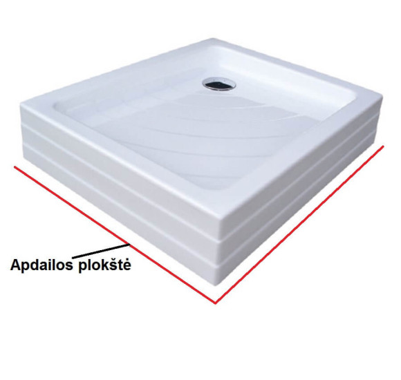 Ravak dušo padėklas Aneta 75x90 PU