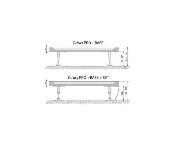 Dušo padėklas Elipso Pro chrome 80,90cm