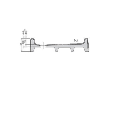 Ravak pusapvalis dušo padėklas Ronda 80,90cm PU