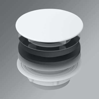 Bette fiksuotas dugno vožtuvas su emaliuotu dangteliu, pasirenkamos spalvos