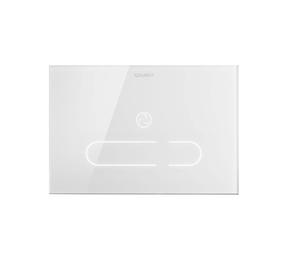 Duravit sensorinis WC nuleidimo mygtukas A2, baltas stiklas
