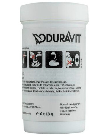 Sistemos išvalymo ir nukalkinimo tabletės Duravit SensoWash WC puodams