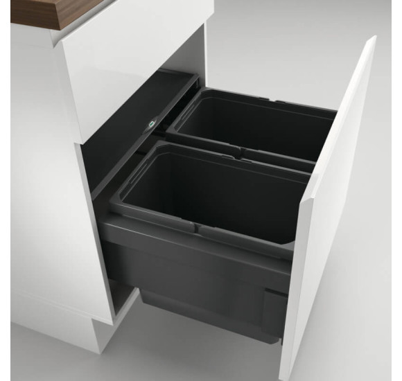 FRANKE FX - 60 šiukšlių rūšiavimo sistema (2-jų arba 3-jų kibirėlių)