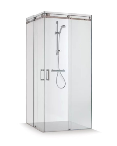 Brasta Glass VESTA nestandartinė dušo kabina (Matmenys intervale 800..1100x800..1100mm)