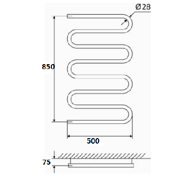 Elonika rankšluosčių džiovintuvas EN 800S, nerūdijančio plieno