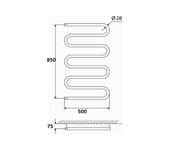 Elonika rankšluosčių džiovintuvas EN 800S, nerūdijančio plieno