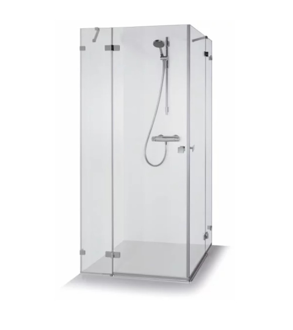 Brasta Glass AURORA nestandartinė dušo kabina (Matmenys intervale 700..1100x700..1100mm)