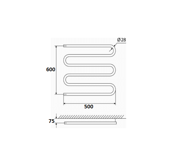 Elonika rankšluosčių džiovintuvas EN 600S, nerūdijančio plieno