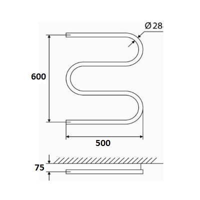 Elonika rankšluosčių džiovintuvas EN 400S, nerūdijančio plieno
