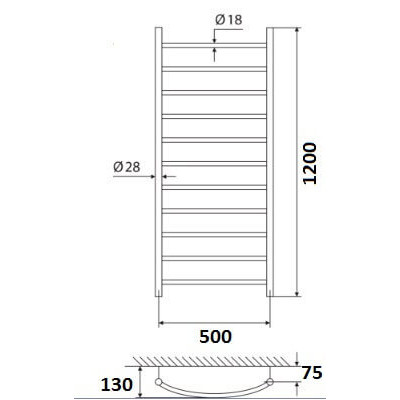 Elonika EV 1150 KLD varinis rankšluosčių džiovintuvas, baltas