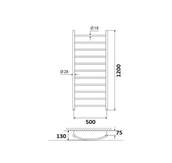 Elonika EV 1150 KLD varinis rankšluosčių džiovintuvas, baltas