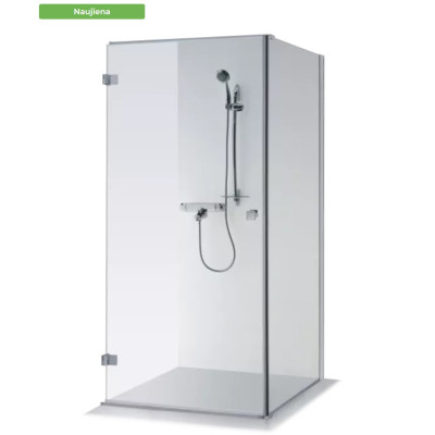 Brasta Glass NINA nestandartinė dušo kabina (Matmenys intervale 700..1000x700..1000mm)
