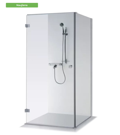 Brasta Glass NINA nestandartinė dušo kabina (Matmenys intervale 700..1000x700..1000mm)