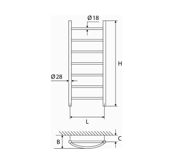 Varinis rankšluosčių džiovintuvas Elonika EV 750 K/KLD